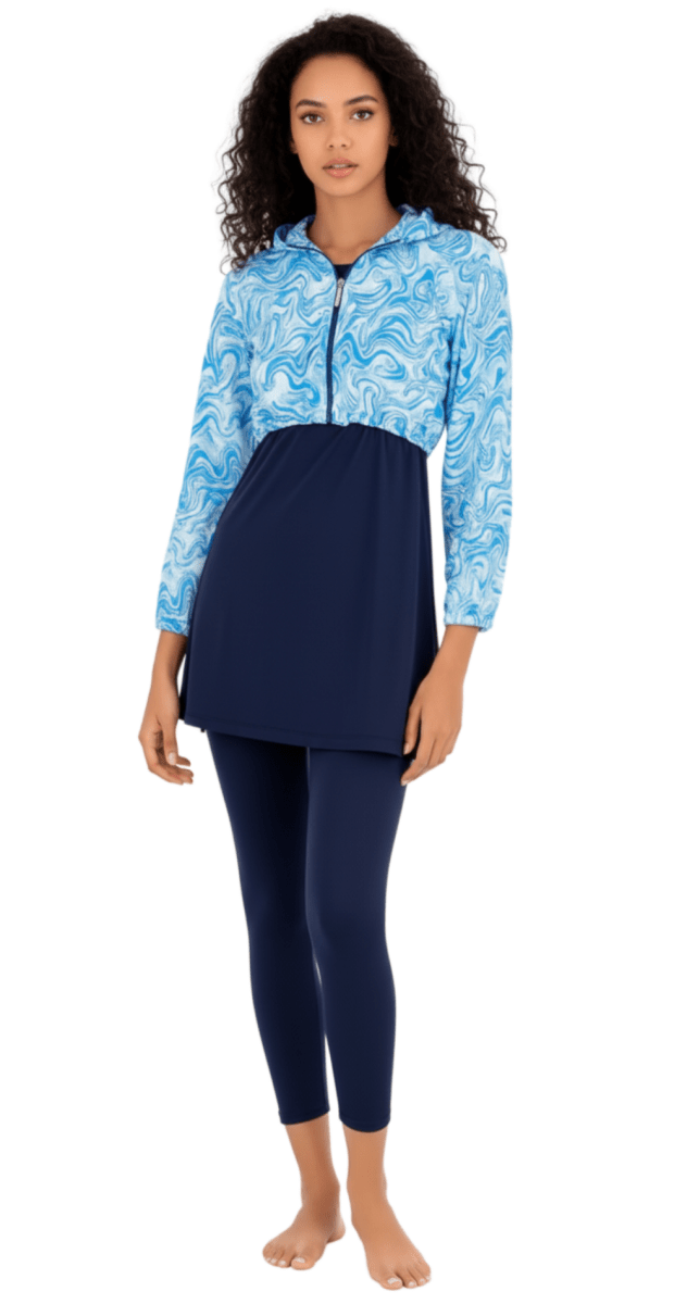 5 in 1 Ocean Blue Swirl - Bare Essentials