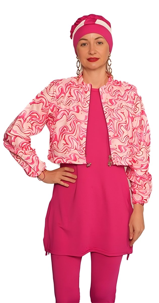 5 in 1 Pink Burkini - Bare Essentials