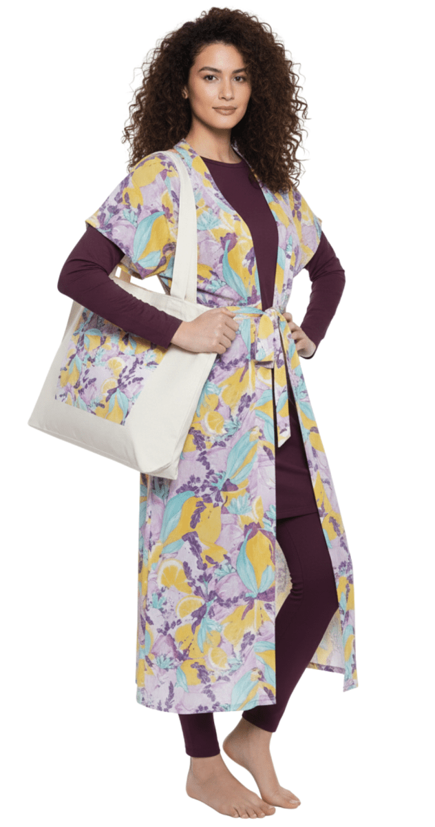 5 - Piece Desert Bloom Ruffle Burkini Set - Bare Essentials