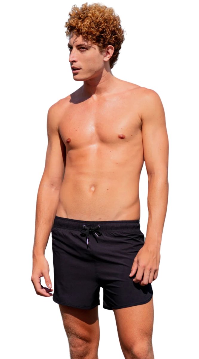 Bardoo Men's Swim Shorts (Black) - Bare Essentials