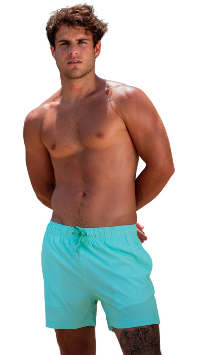 Bardoo Men's Swim Shorts (Mint) - Bare Essentials