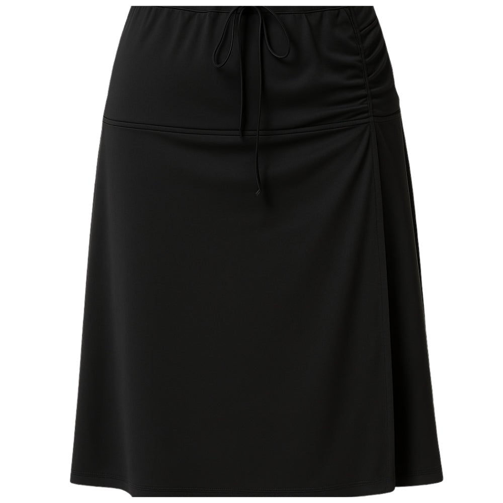 Black A - Line Swim Skirt - Bare Essentials