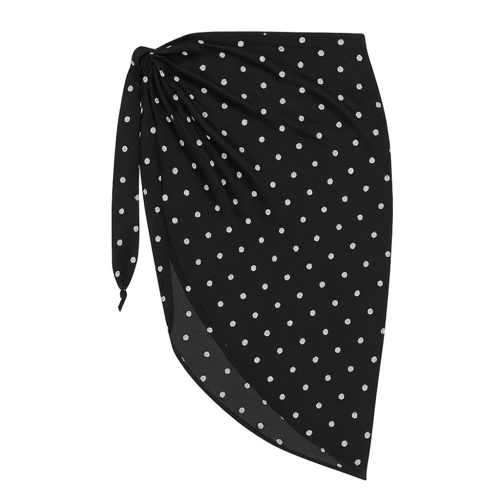 Black Polka Dot Sarong - Bare Essentials