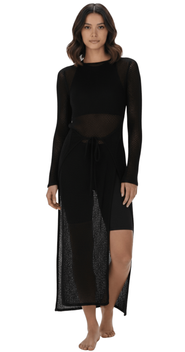 Black Wrap Dress - Bare Essentials