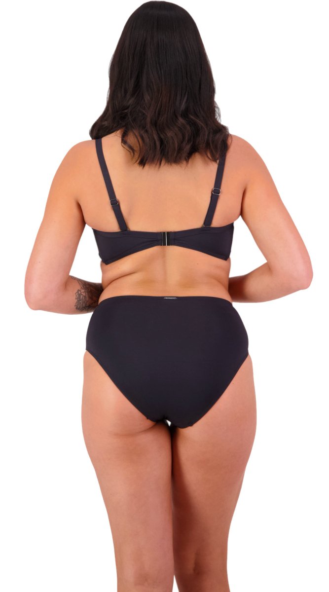 Contours '24 U/W Cross Front Top (D, DD, E & F cup) & High Rise Pant - Bare Essentials