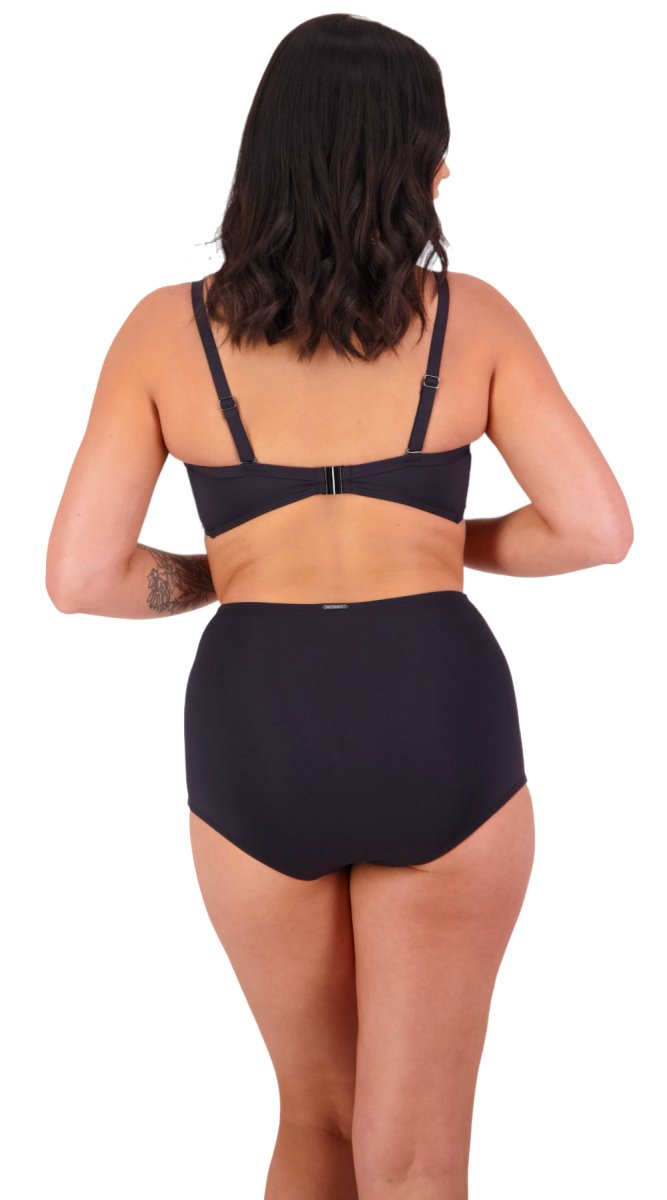 Contours '24 U/W Cross Front Top (D, DD, E & F cup) & High Waist Gathered Pant - Bare Essentials