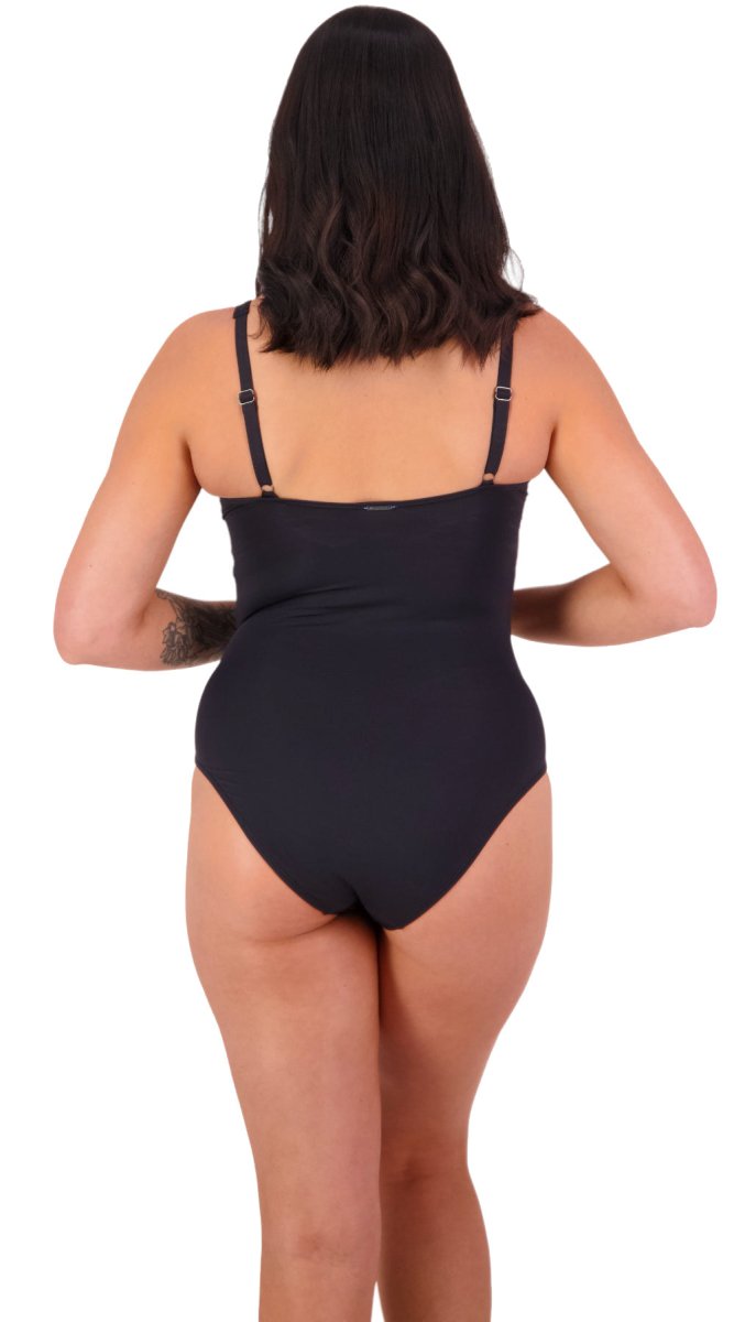 Contours '24 U/W Wrap Suit - DD/E & F/G cup (Black) - Bare Essentials