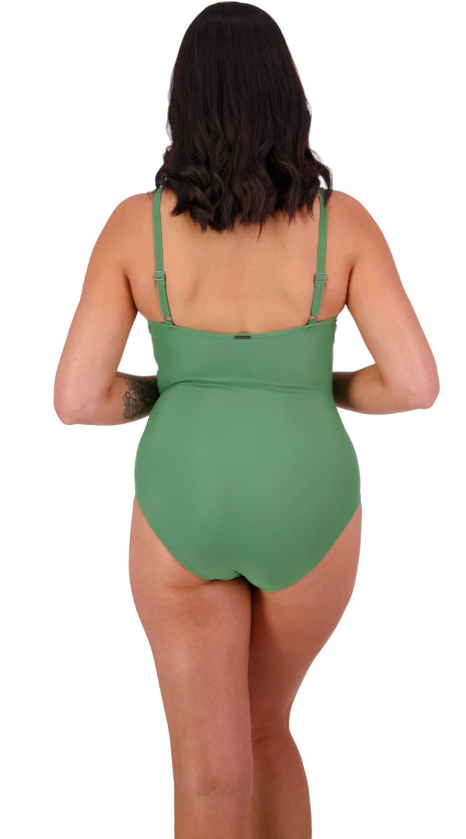 Contours U/W Wrap Suit - DD/E & F/G cup (Khaki) - Bare Essentials