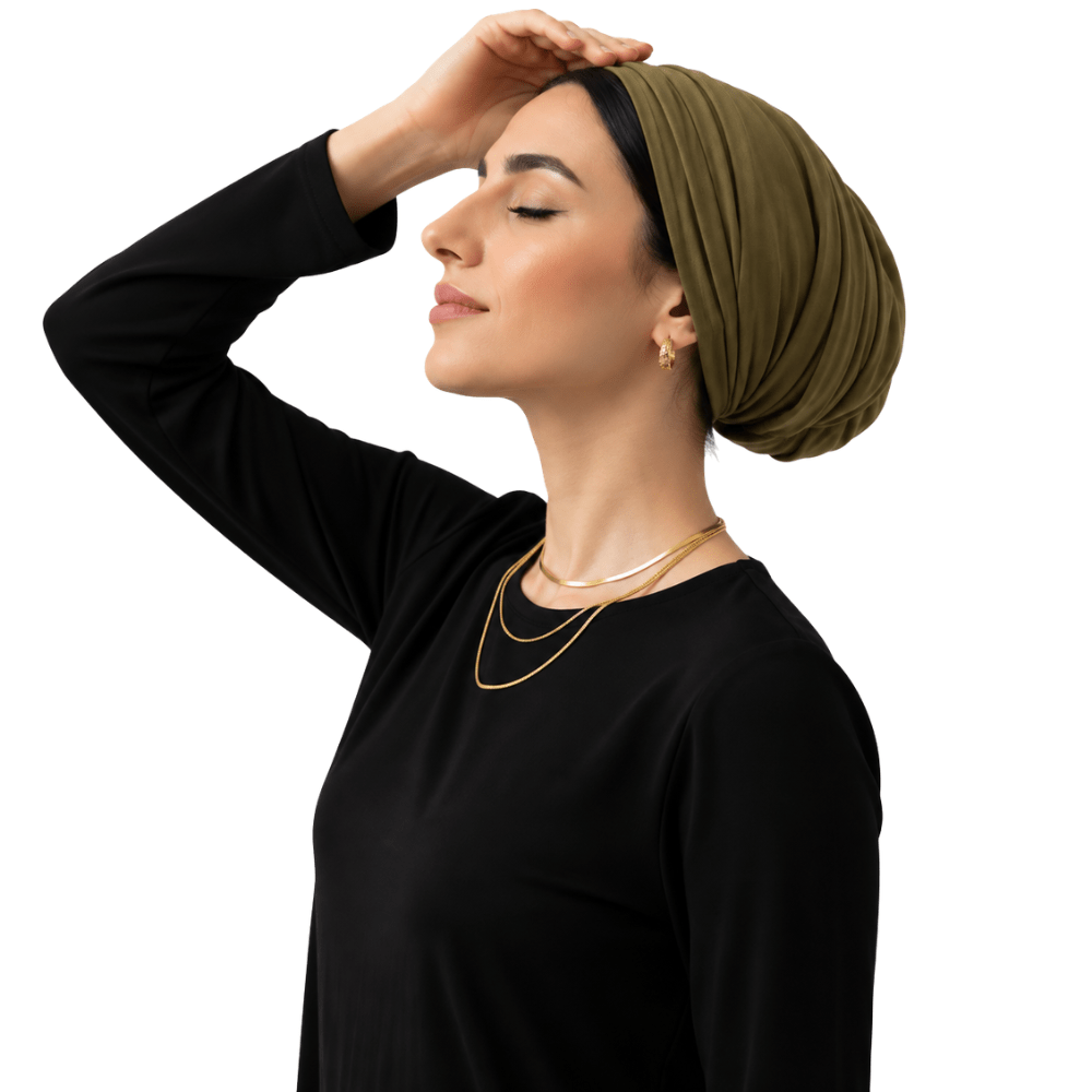 Dark Mustard Swim Turban - Bare Essentials