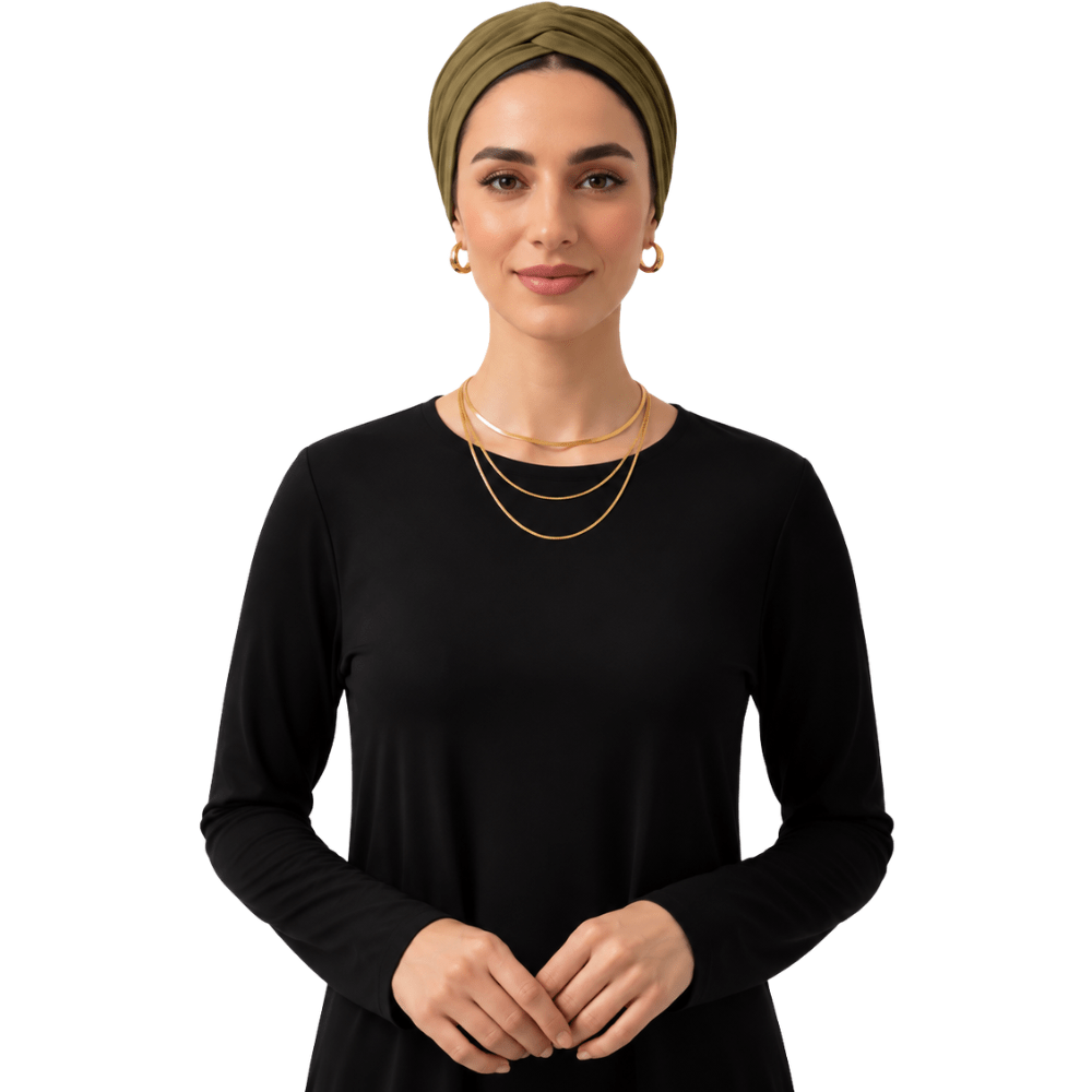 Dark Mustard Swim Turban - Bare Essentials