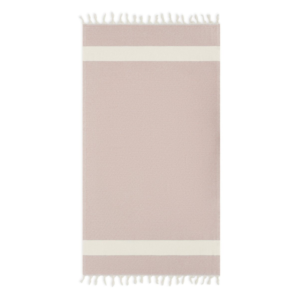 Diamond Beige Organic Turkish Beach Towel - Bare Essentials