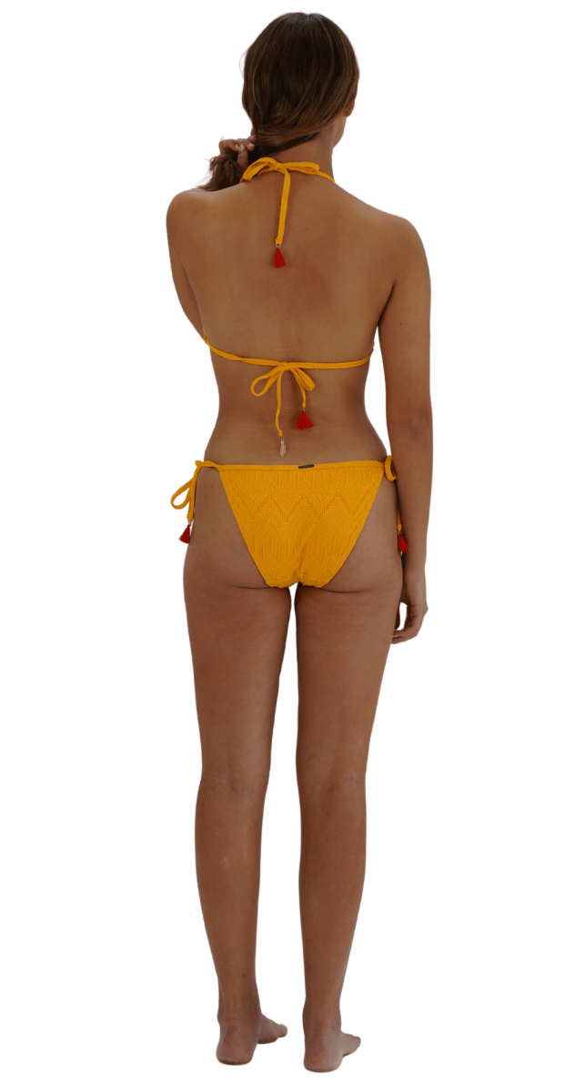 Gelato Sliding Tri Top & String Pant - Mango - Bare Essentials