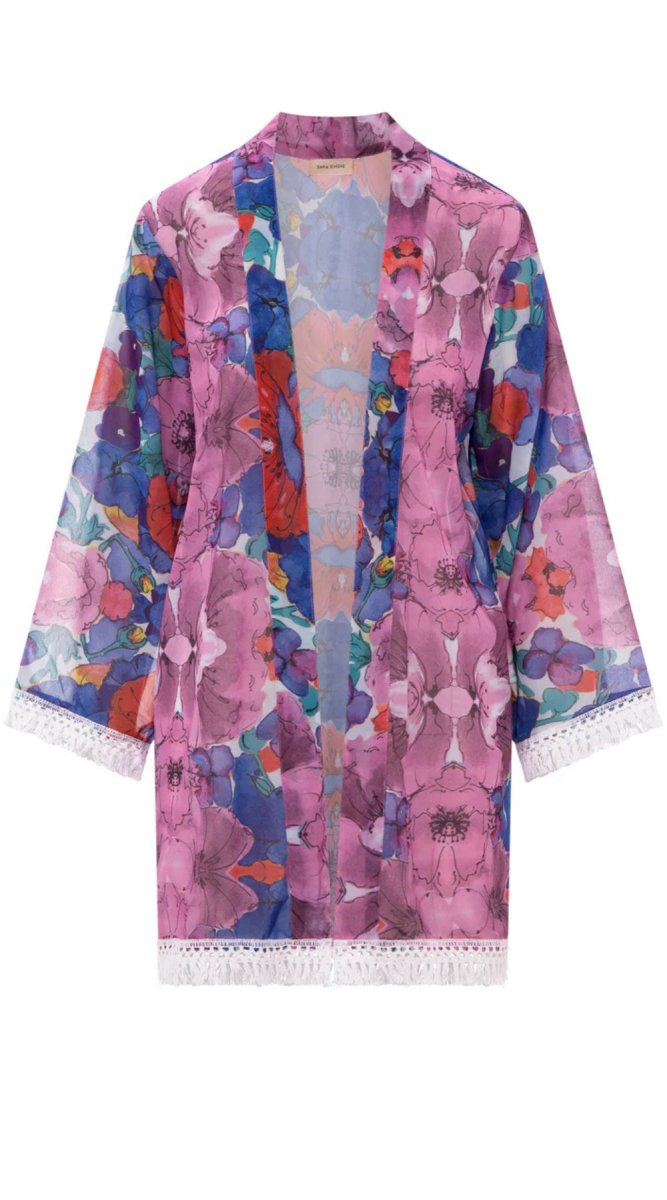 Georgette Kimono Garden - Bare Essentials