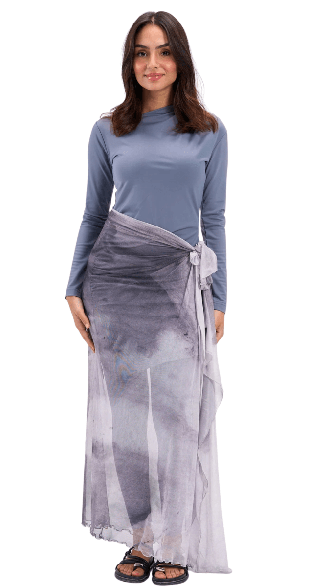 Marble Mesh Wrap Grey - Bare Essentials