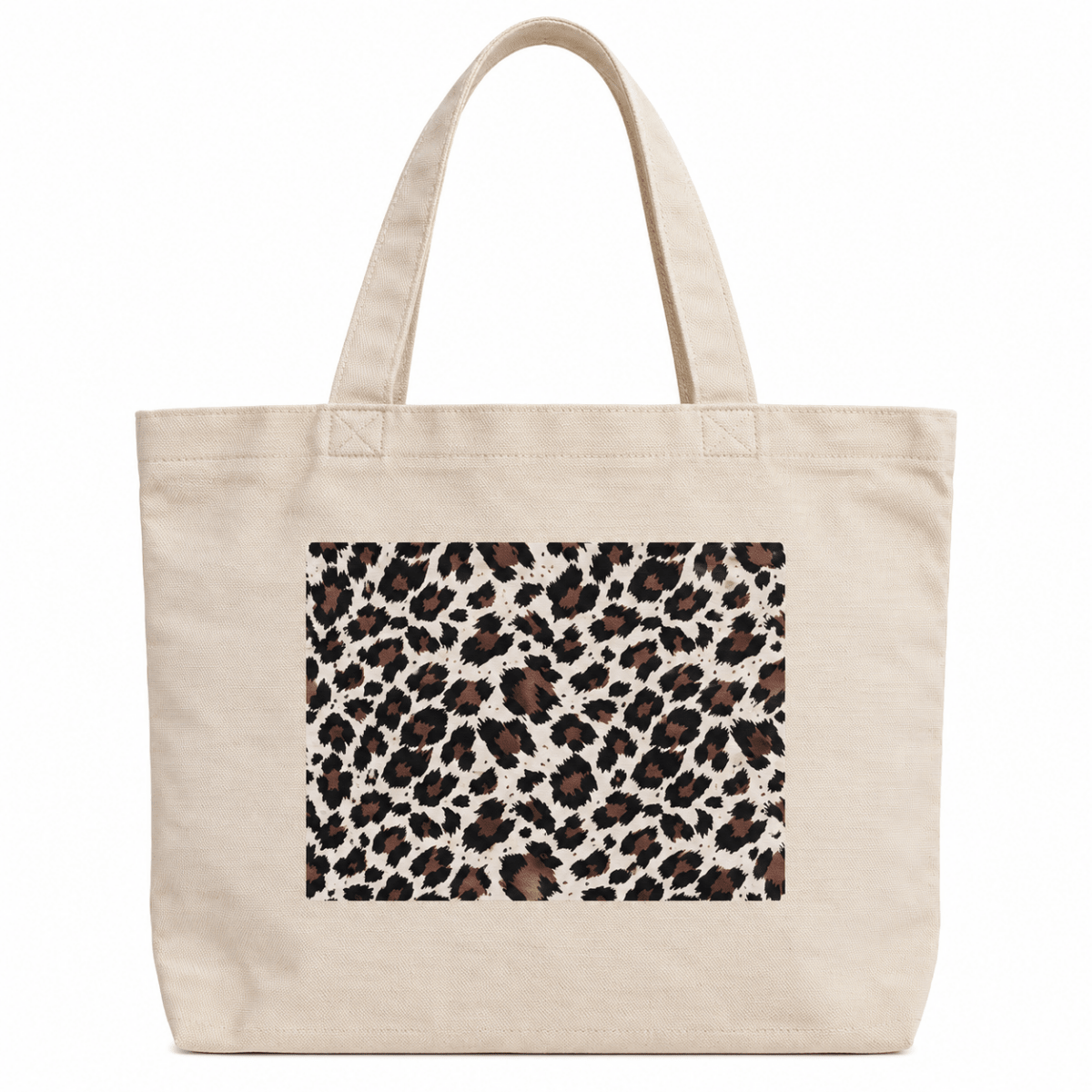 Midnight Leopard Canvas Bag - Bare Essentials