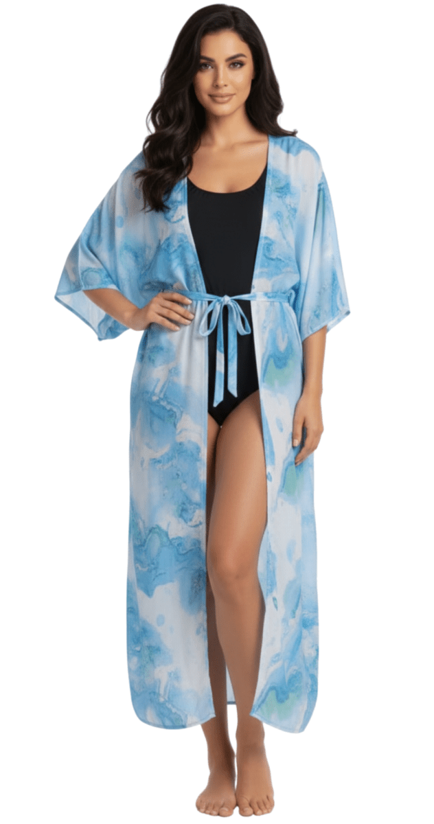 Ocean Breeze Maxi Kaftan Cover - Up - Bare Essentials