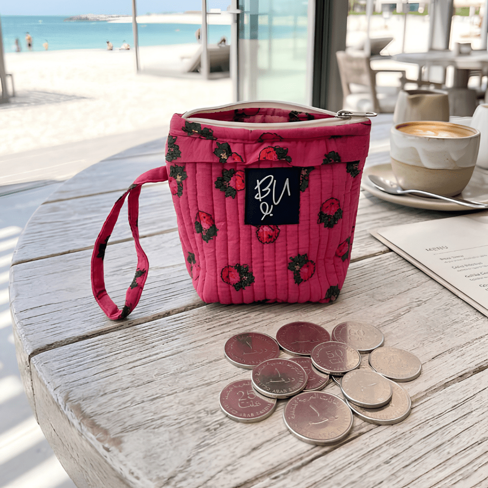 Turathi Coin Purse (Fuschia) - Bare Essentials