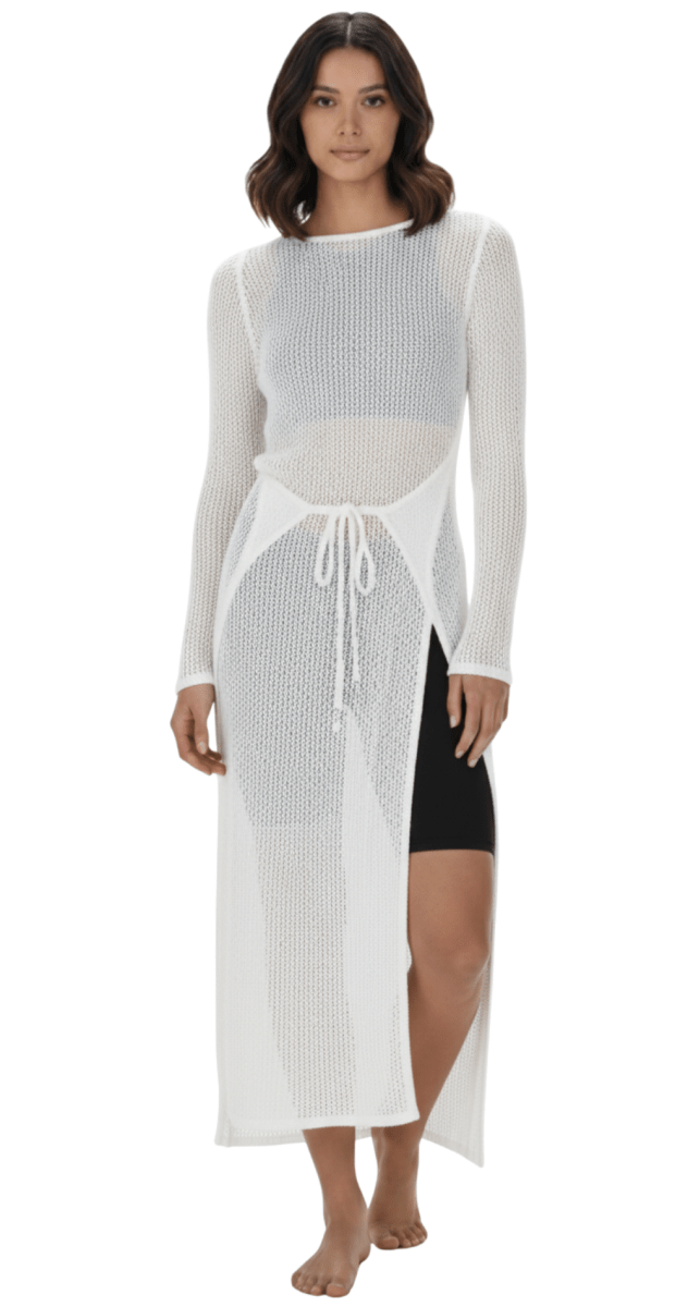 White Wrap Dress - Bare Essentials