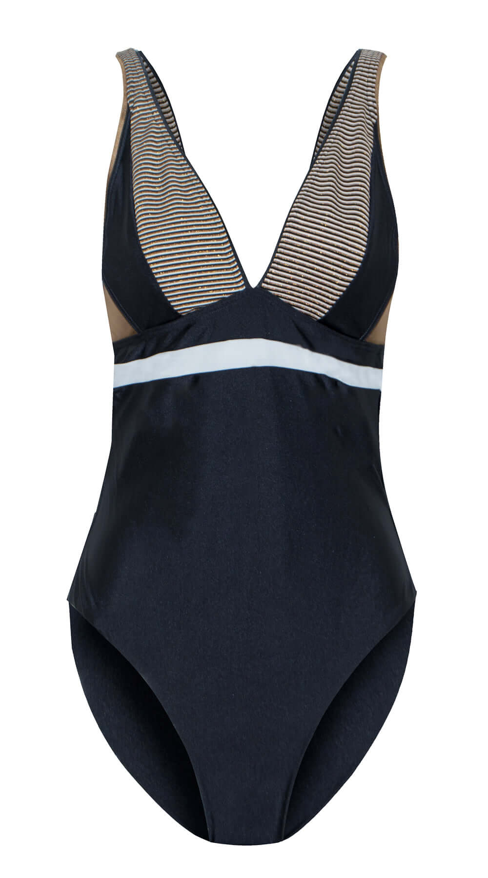 Beach Luxe Splice Suit - Bare Essentials