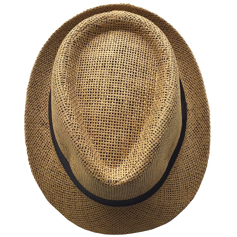 Fedora Style Straw Hat (Brown) - Bare Essentials
Beach Hat