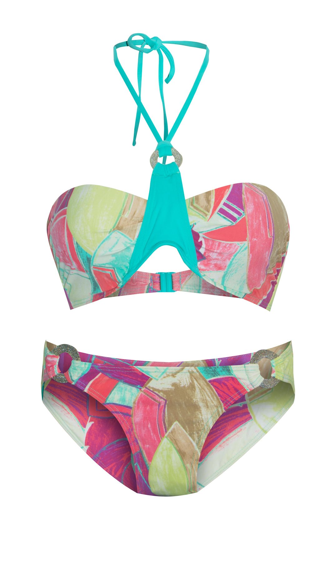 Gaudi Dual Cup U/W Bandeau (B/C, D/DD & E/F cup) & Trim Pant - Bare Essentials
Cup size Bra size bikini set