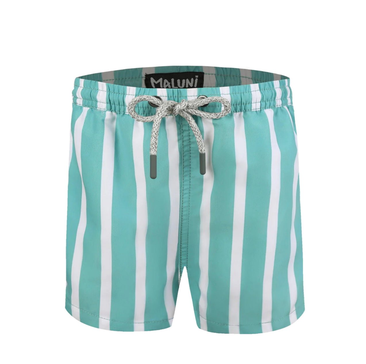 Green Stripe Boys Swimshorts - Bare Essentials