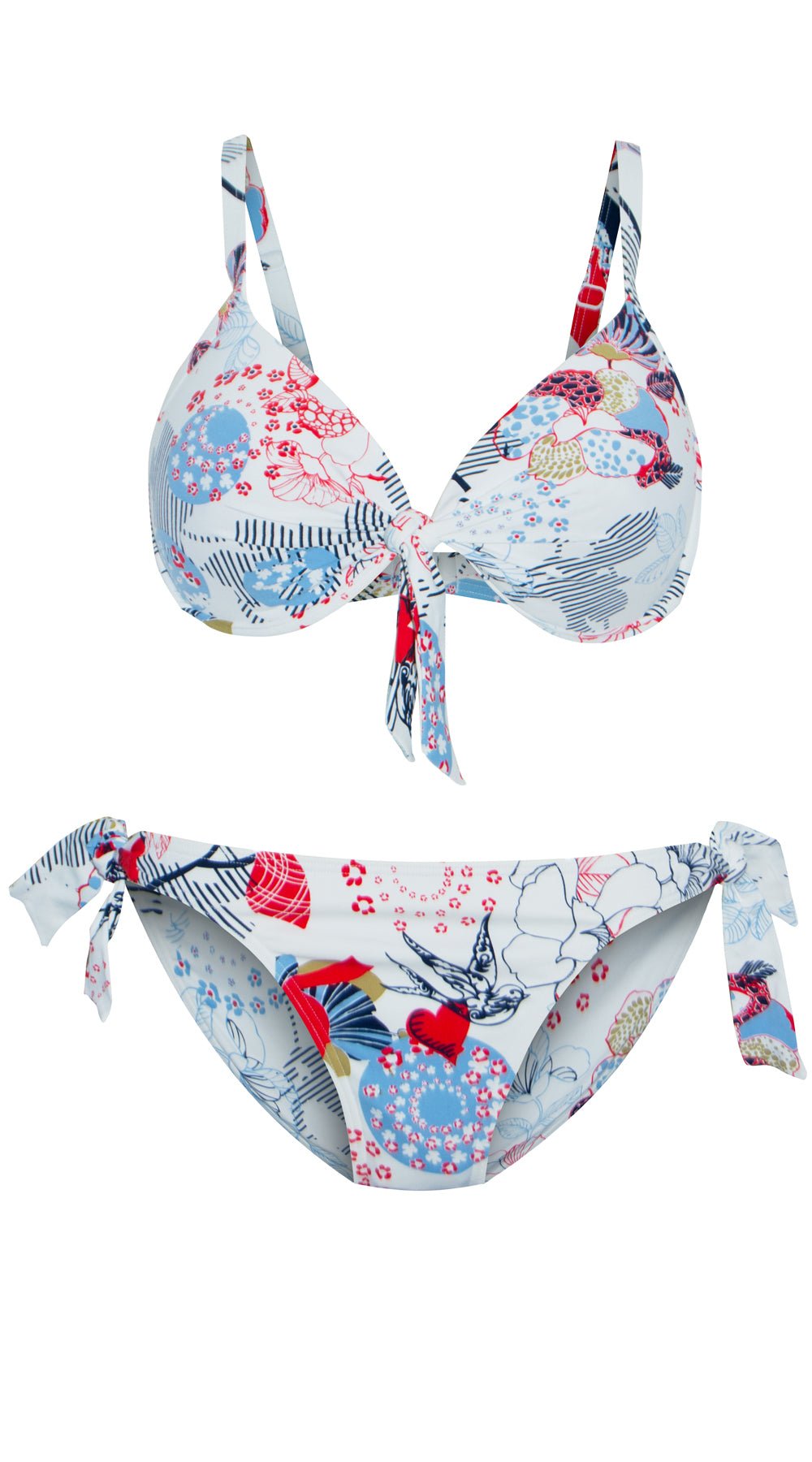 Kitsune Dual Cup U/W Tie Top & Tie Pant - Bare Essentials