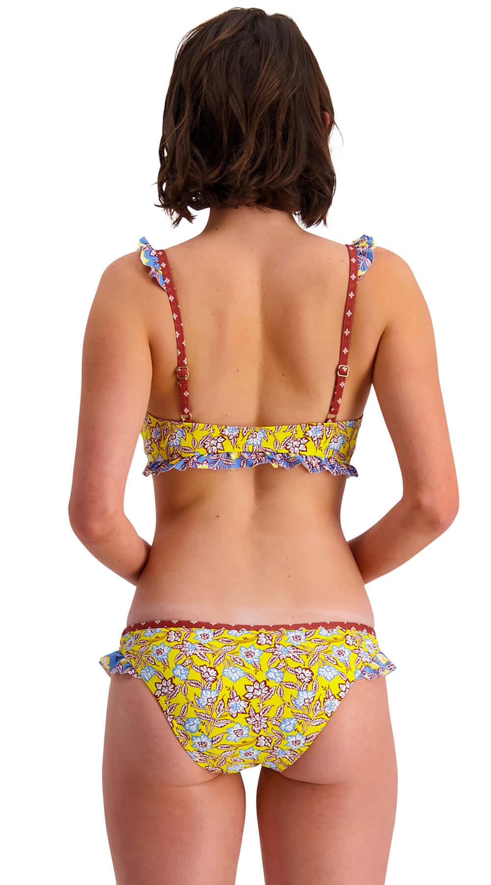 Makana Ruffle Top & Ruffle Hipster Pant - Bare Essentials