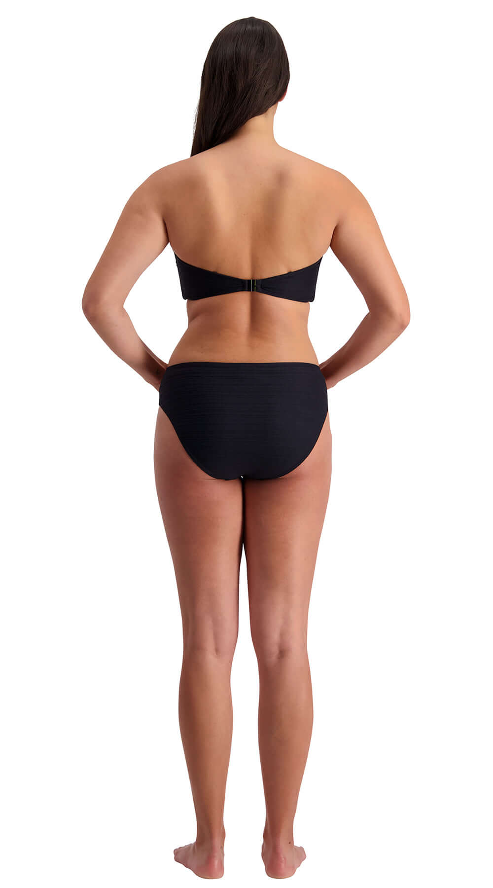 Manhattan U/W Bandeau - A/B, C/D, DD/E cup (Black) & Mid Rise Pant - Bare Essentials