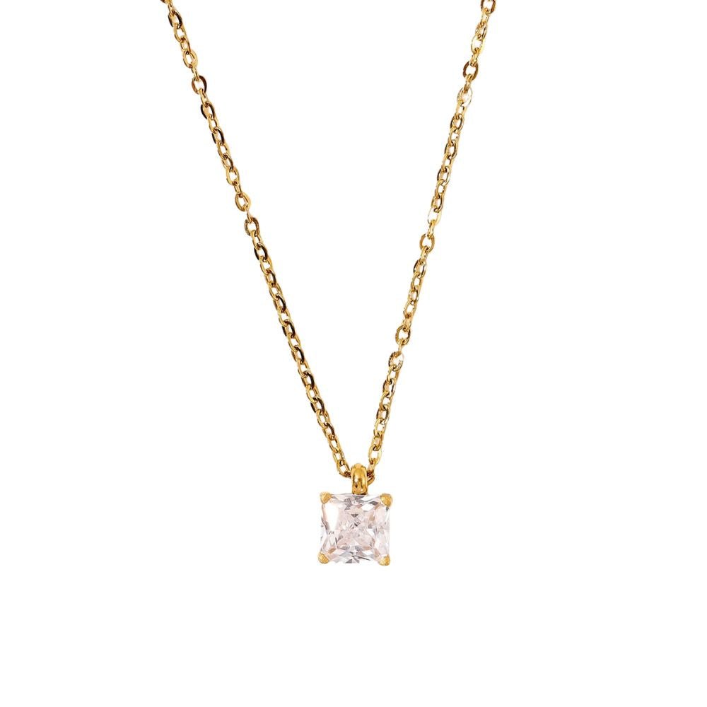 Mykonos Pendant Necklace (White) - Bare Essentials