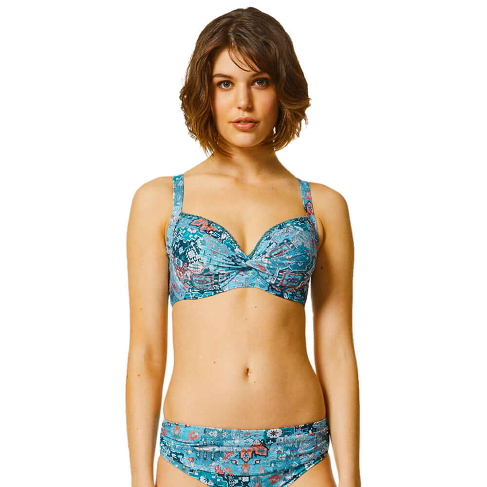 Persian Empire U/W Cross Front Top (DD) & Ruched Front Pant - Bare Essentials