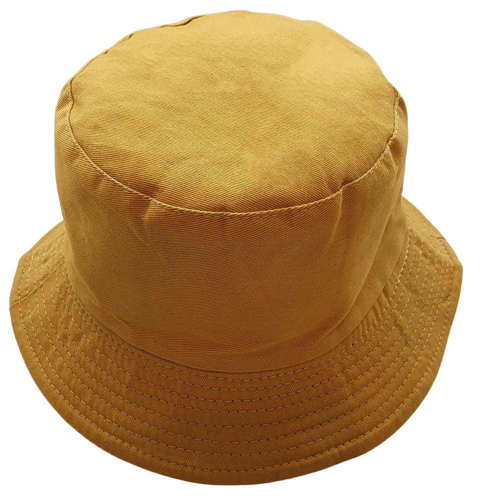 Reversible Bucket Hat (Mustard) - Bare Essentials
