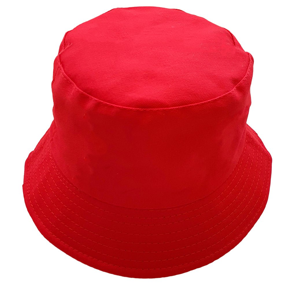 Reversible Bucket Hat (Red) - Bare Essentials