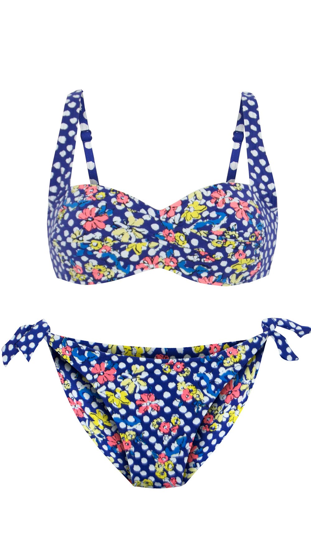 Screen Sirens Twist Top & Reversible Tie Pant (Blueberry) - Bare Essentials