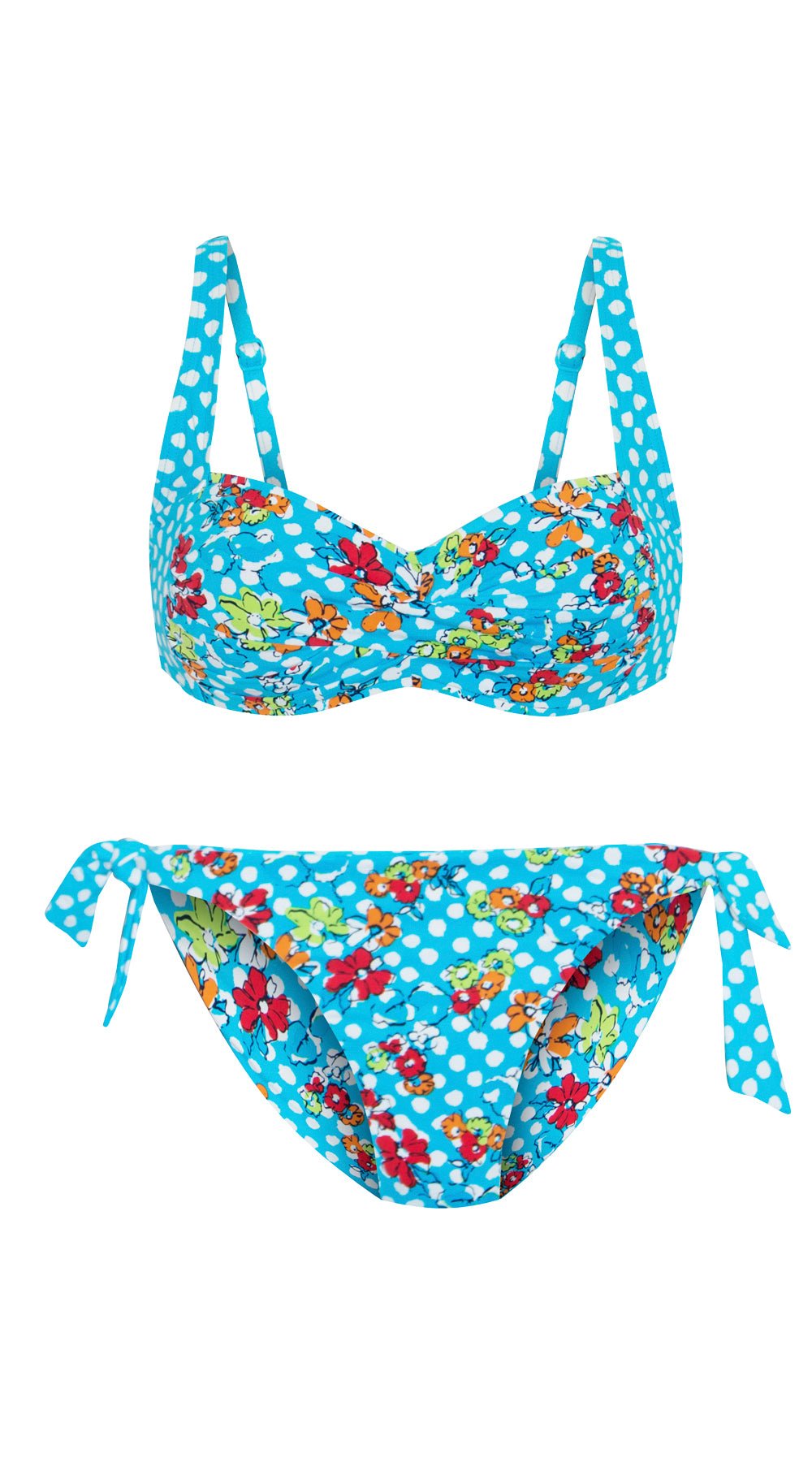 Screen Sirens Twist Top & Reversible Tie Pant (Turquiose) - Bare Essentials