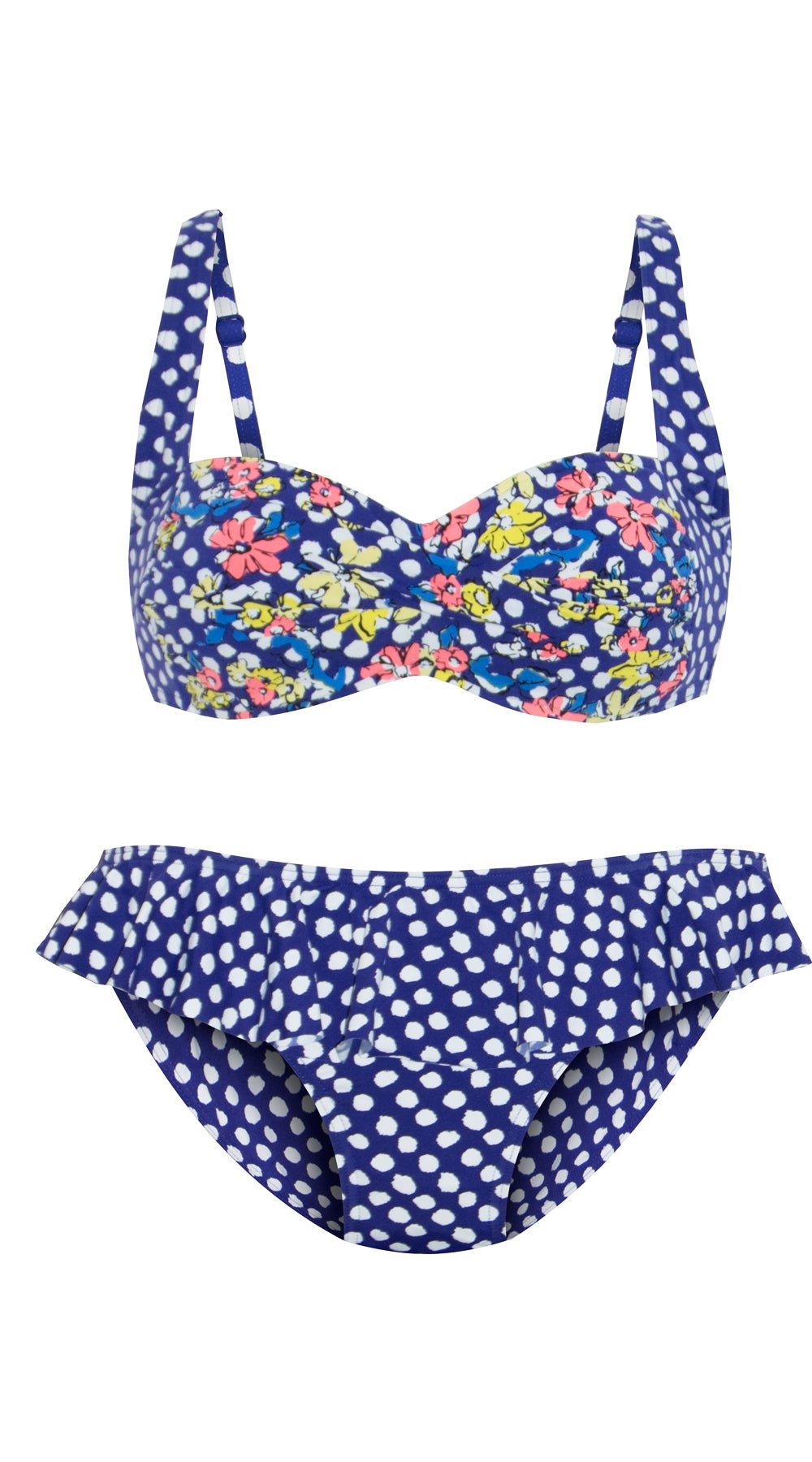 Screen Sirens Twist Top & Skirt Pant (Blueberry) - Bare Essentials