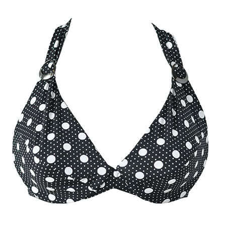 Spots 'N Stripes U/W Halter (DD/E) & Ruched Side Hipster - Bare Essentials