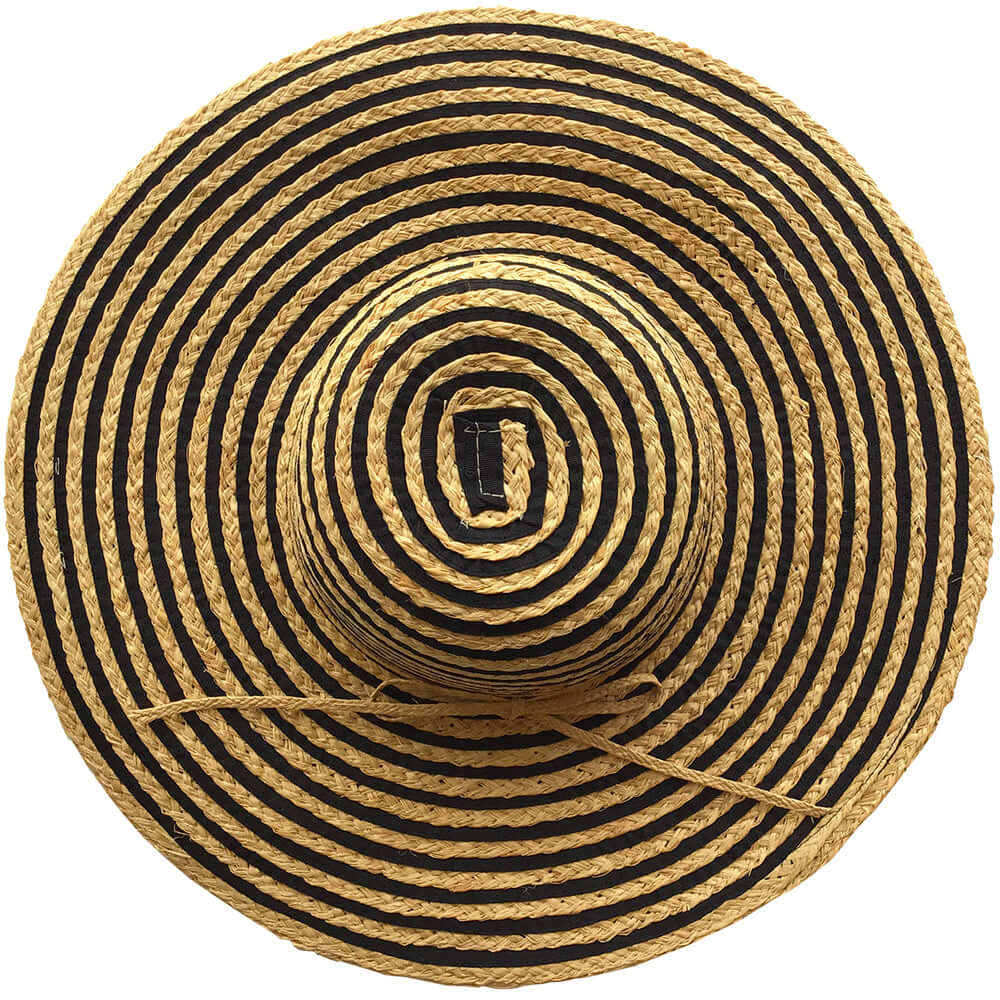Stripes Straw Hat - Bare Essentials