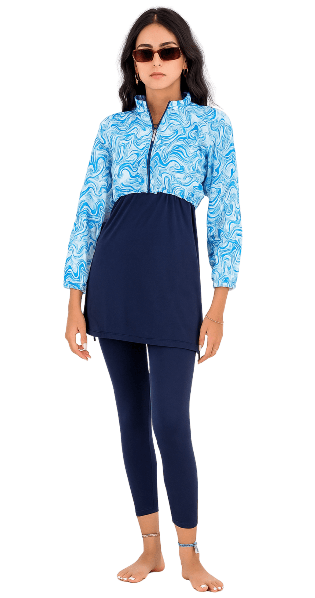 5 in 1 Ocean Blue Swirl - Bare Essentials