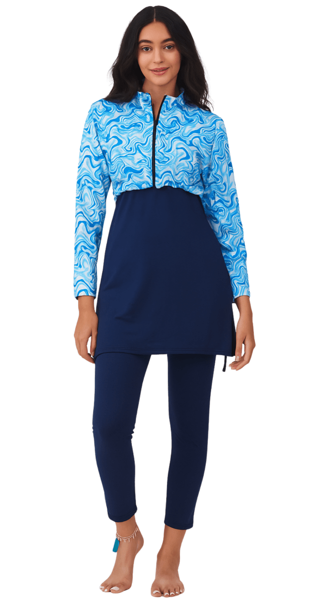 5 in 1 Ocean Blue Swirl - Bare Essentials