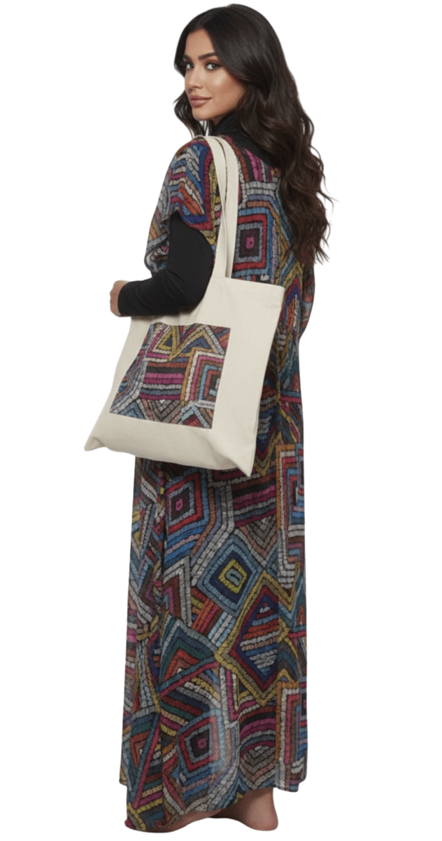 5 - Piece Marrakech Mosaic Belted Burkini Set - Bare Essentials