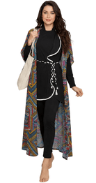 5 - Piece Marrakech Mosaic Belted Burkini Set - Bare Essentials