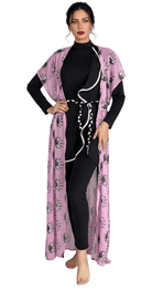 5 - Piece Mystic Eye Belted Burkini Set - Bare Essentials