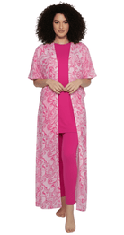 7 - Piece Blush Marble Burkini Set - Bare Essentials