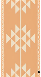 Al Sadu Bamboo Beach Towel (Salmon) - Bare Essentials