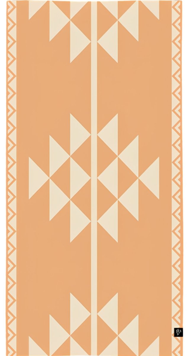 Al Sadu Bamboo Beach Towel (Salmon) - Bare Essentials