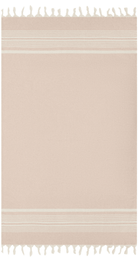 Alba Beige Organic Turkish Beach Towel - Bare Essentials