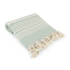 Alba Mint Organic Turkish Beach Towel - Bare Essentials