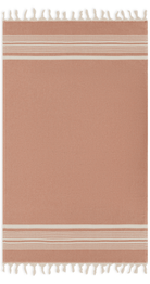 Alba Red Organic Turkish Beach Towel - Bare Essentials