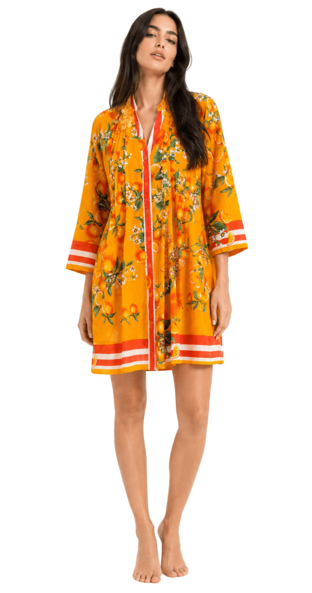 Arancia Cotton Shirt Dress - Bare Essentials
